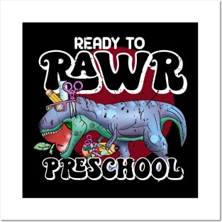 Ready to rawr preschool Posters and Art